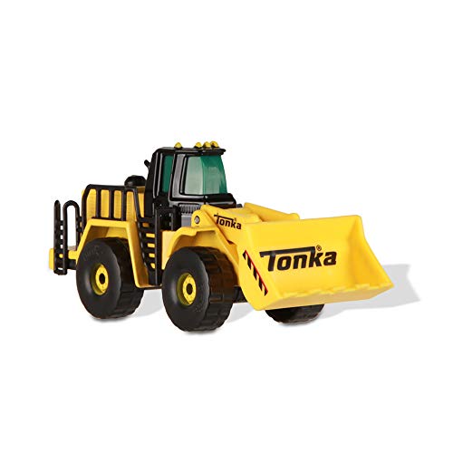 Tonka Metal Movers Combo Pack Mighty Dump & Front End Loader, Dumper Truck Toy for Children, Kids Construction Toys for Boys and Girls, Vehicle Toys for Creative Play, Toy Trucks for Children Aged 3 +