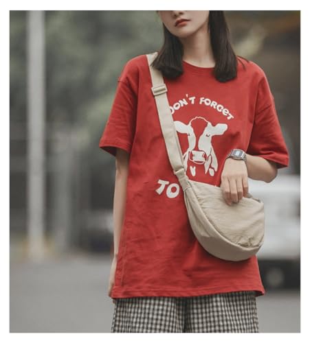 Nylon Crescent Crossbody Bag for Women - Lightweight Hobo Sling Purse, Trendy Small Travel Day Pack with Adjustable Strap2