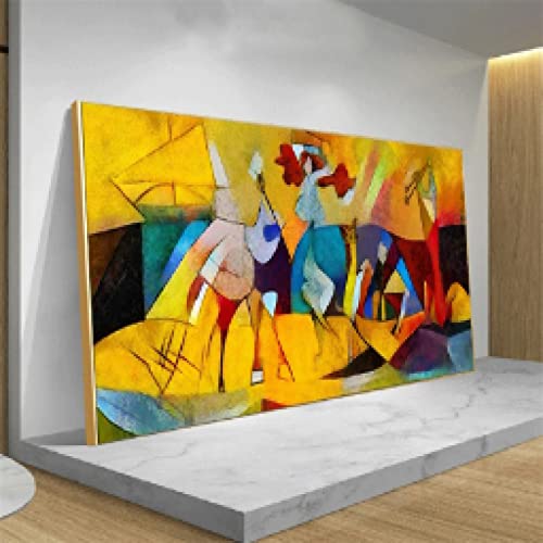 Peinture Picasso sur toile habillez vos grands murs vides avec cet art moderne abstrait 80x160