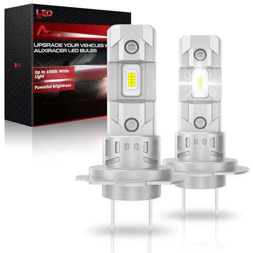 2026 H7 LED Headlight Bulb - 1:1 Mini Size 6500K Cool White Light 100W 30000LM Headlight Bulbs Car Conversion Kit Plug and Play IP68 Waterproof Pack of 2 (H7)