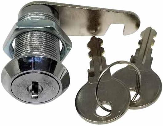 Miniatura 8 de Admiral - Cerradura de leva para cajón y gabinete, con llave similar (58 pulgadas, paquete de 2)