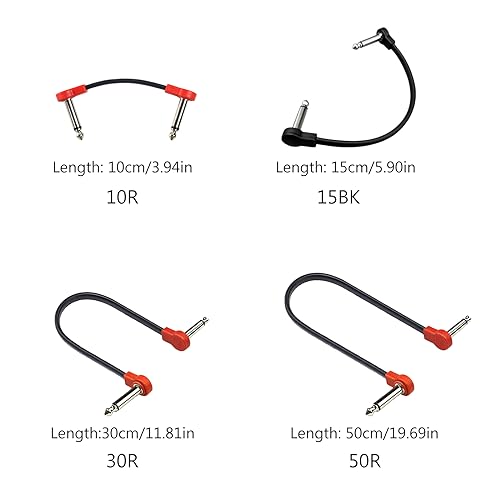 Purplelily Professional Guitar Patches Pedal Low Noise Quality Guitar Patches Cable 6.35Mm Guitar Effect Pedal Cables Guitar Effect Pedal Cables Guitar Patches Cable 6.35Mm Instrument Cable Guitar thumb #5