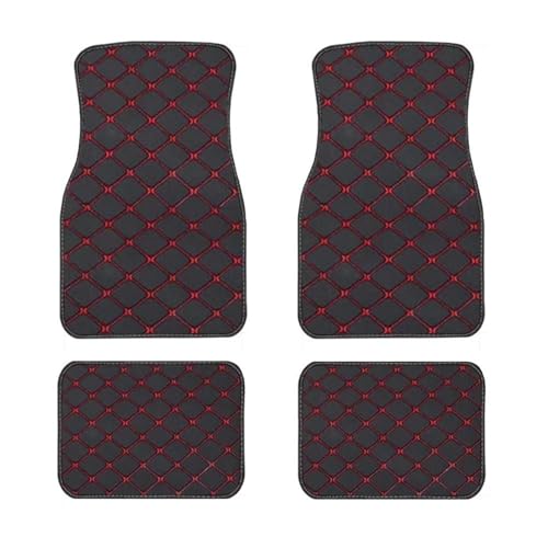 Tapis de sol BMW Série 2 en cuir noir élégant pour habiller l'arrière