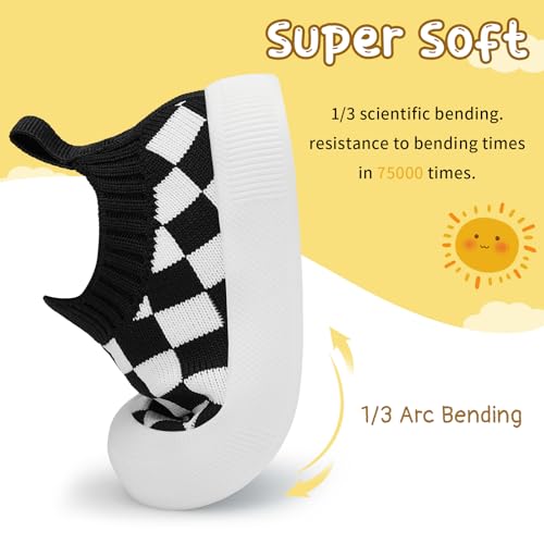 bacsac baby shoes toddler shoes boys girls infant sock shoes lightweight breathable walking baby shoes 6-36 months