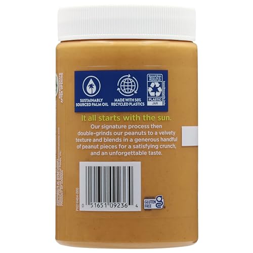 Image of MaraNatha Organic Crunchy Peanut Butter Spread, No Stir, 16 Ounce Jar