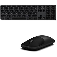 Satechi Slim EX3 Full-Size Wireless Keyboard with Numpad & Slim EX Wireless Mouse - Space Black