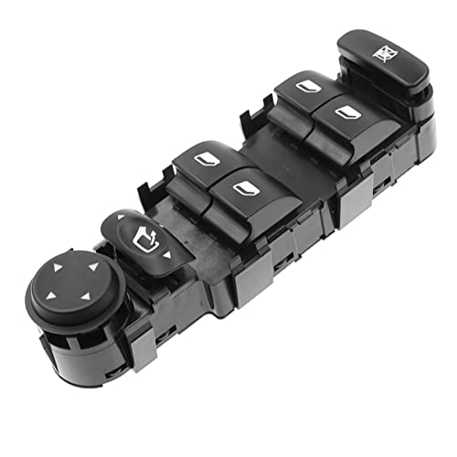 Interrupteur Lève-Vitre Électrique + Rétroviseur 9 Broches – Compatible Citroën C4 2004-2010, Côté Conducteur Gauche, QKLsudua