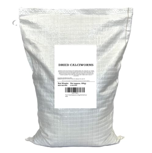 10 Litre Refill Bag Dried Calciworms Premium Wild Bird & Hedgehog Food (Weight 1.5kg/approx. 10L)