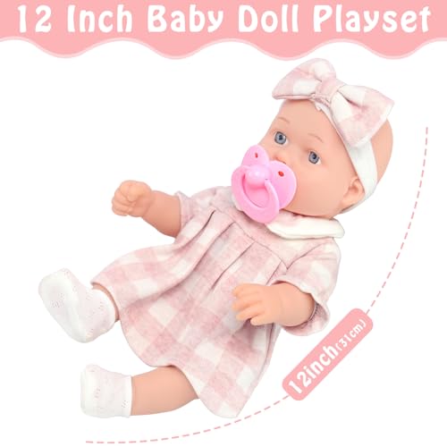 Muñeca Reborn ZITA ELEMENT 12 Pulgadas con 6 Accesorios miniatura 2