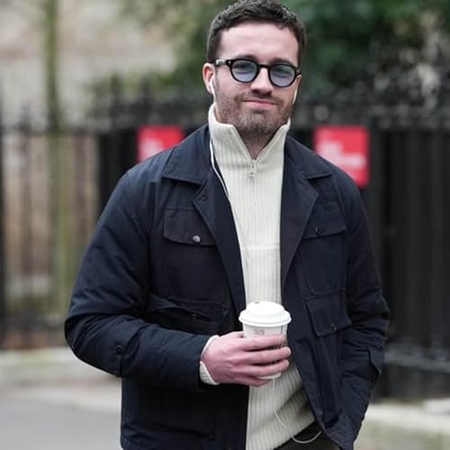 Dads at the cutting edge - the half zip jumper is now fashion!