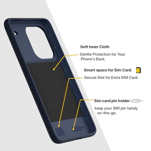 Image of Shockproof Case for Realme P4 Pro 5G | Full Camera Protection | TPU Flexible Back Cover for Realme P4 Pro 5G (Steel Blue)