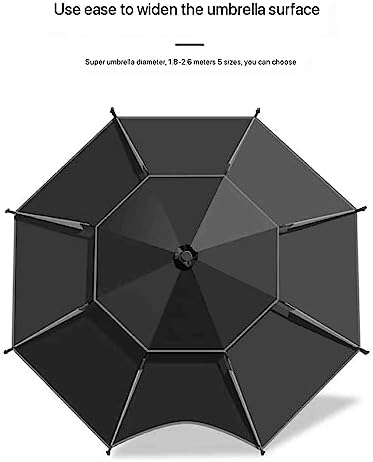 7ft Outdoor Sports Umbrella - Double Thick Rainproof & UV Protection, Portable Folding Fishing Umbrella for Beach, Camping, Patio - Durable & Versatile