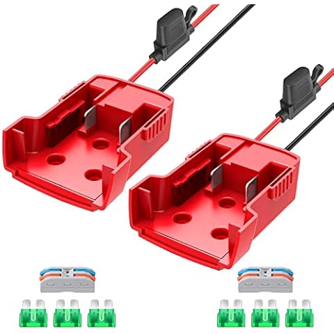 CHoiKWong Power Wheel Adapter for Milwaukee M18 Battery Cover