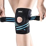 Morfone Upgrade Knee Brace with Silky Sleeve Knee Compression Wraps with Side Stabilizers Non Slip...