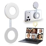 Magnetic Selfie Light, Phone Light Compatible with iPhone Magsafe, CRI97 360° LED Selfie Ring Fill Folding Light with Mirror for Selfies/Photography/TikTok/Zoom Calls/Video Conference