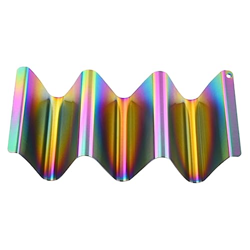 VINTORKY Tortilla Stand Kitchen Taco Rack Mexican Decor Burrito Holder Household Taco Holder Baking Pancake Stand Taco Tray Plates Home Pancake Rack Desktop Stand Stainless Steel Colorful