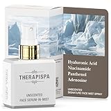 THERAPISPA Face Serum-In-Mist – Unscented Hydrating Face Mist & Spray Serum with Niacinamide, Panthenol & Hyaluronic Acid for Sensitive Skin & Deep Moisture (2.0 fl oz)