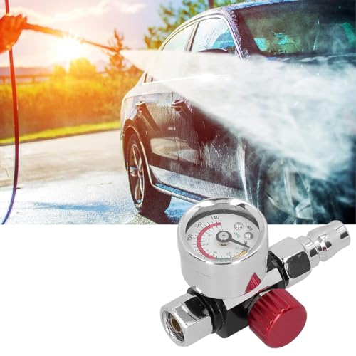 Laroal Gewinde Farbe Spray luftdruckregler pneumatische regelventil mit Manometer geeignet für pneumatische Werkzeuge