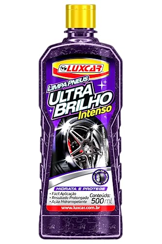 Luxcar Pneu Gel Ultra Brilho Intenso 500 ml – Hidrata e Protege