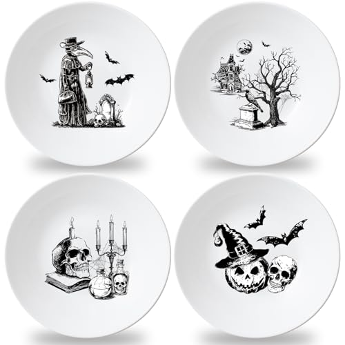 Spooky Nights Bat Salad Plates