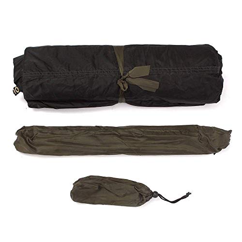 Tente camping double couche 4 personnes avec auvent extérieur de pêche - 2