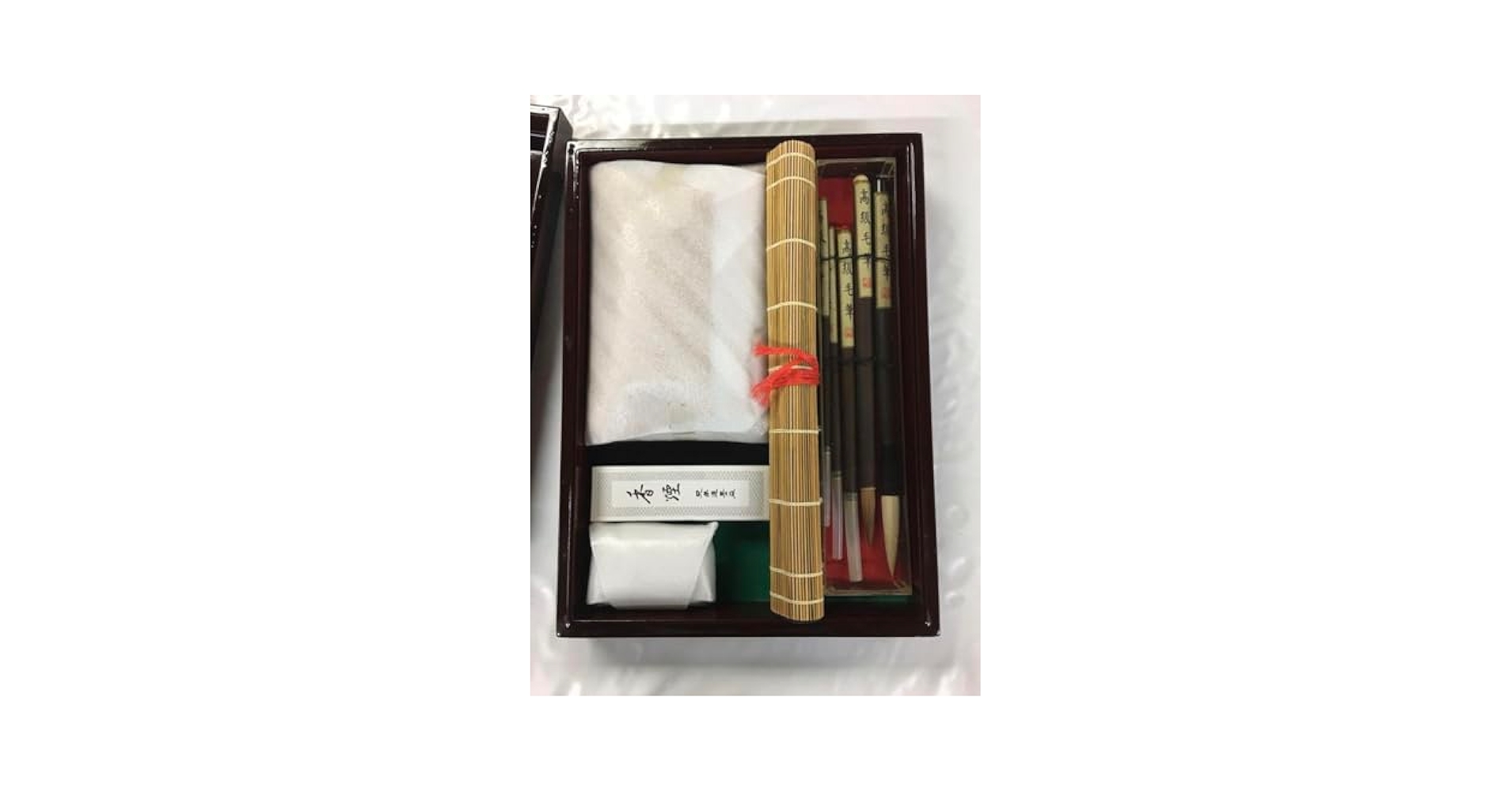 Amazon.co.jp: 墨彩画 書家 筆 硯 フルセット : 文房具