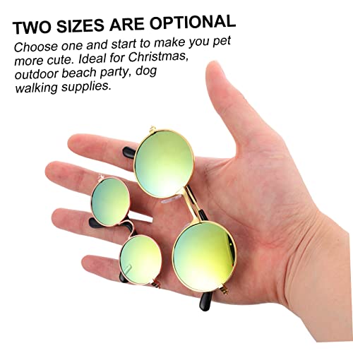 SAFIGLE 2 Peças De Óculos De Sol De Boneca Acessórios De Bebê Para Bonecas Mini Acessórios De Boneca