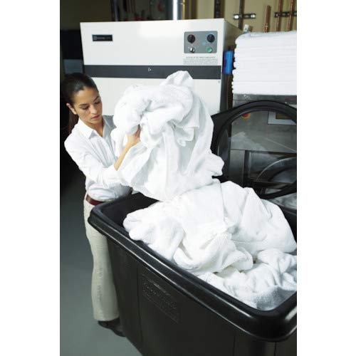 Image of Rubbermaid Commercial Products Bulk Cube Truck with Wheels 14 Cu. Ft. Black Transport up to 500 lb. of Waste /Laundry /Linen /Supply /Packaging Material for Hospital /Hotel /School