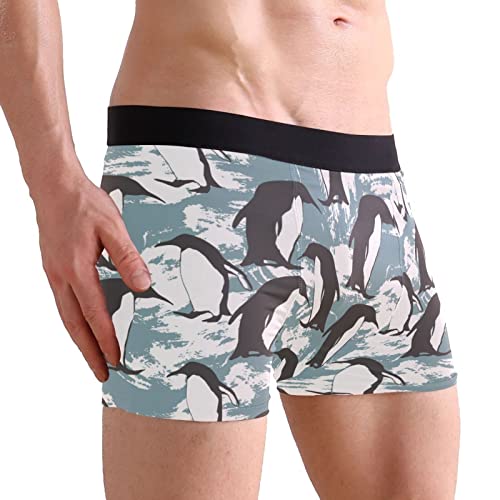 ZZKKO Jungle Monkey Mens Boxer Briefs Underwear Breathable Stretch Boxer Trunk with Pouch S-XL3