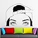 Produktbild fdgdfgd Spaß kreative Wandaufkleber Beauty Salon Wimpern Wimpern Augenbrauen Vinyl Baseball Cap Dekoration | Atemberaubende Home Art Dekoration