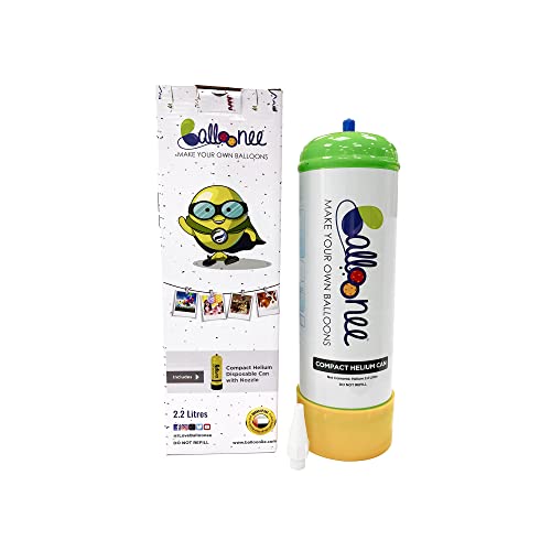 Balloonee Compact Disposable Helium Party Kit
