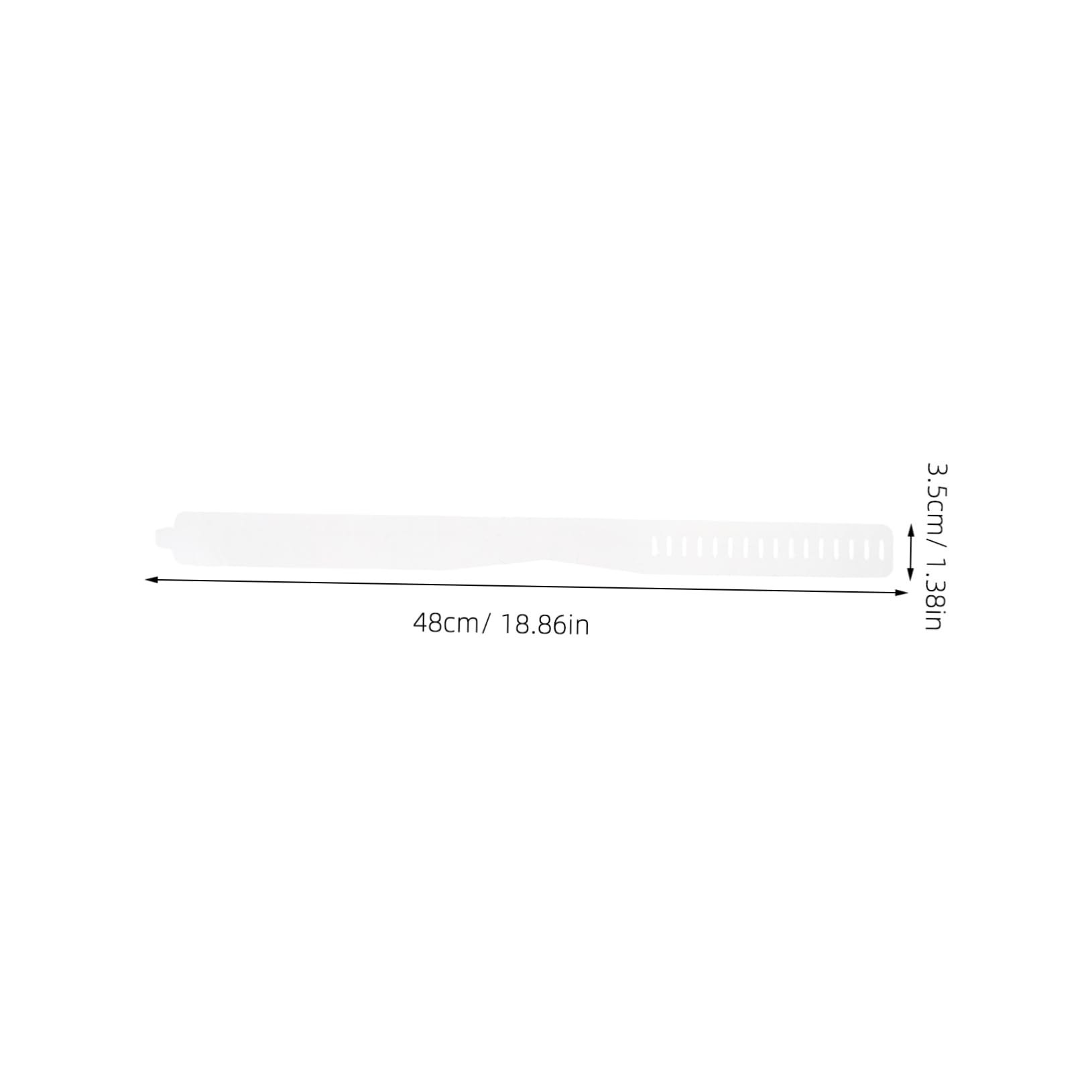 Soportes de Cuello para Camisa de Vestir Hombre 100piezas Plástico Azul | Refuerzo para Prendas Cuello, Uso Versátil en Atuendos de Trabajo Ocasión, Ajuste Cómodo
