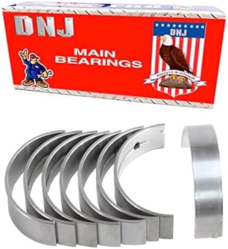 DNJ MB1169 Main Bearings Set Standard for 2011-2022 Chrysler, Dodge, Jeep, Ram, Volkswagen 1500, 1500 Classic, 200 3.6L V6 24V DOHC 3604cc