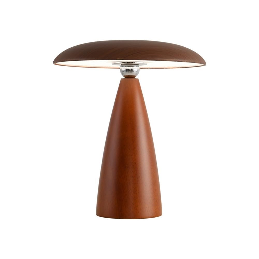 T2H9B5V4G8 Desk Lamp Retro Wooden Table Lamp Rotatable Touch Bedroom Bedside Study