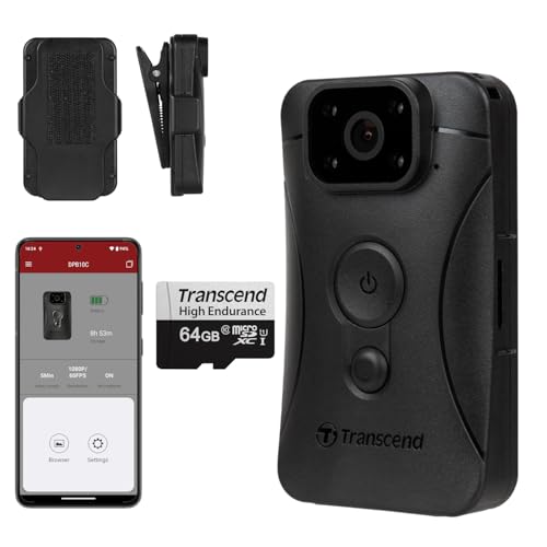 Transcend フルHD ウェアラブルカメラ DrivePro Body52 microSD 32GB付属 TS32GDPB52A Amazon | Transcend フルHD ウェアラブルカメラ DrivePro Body52