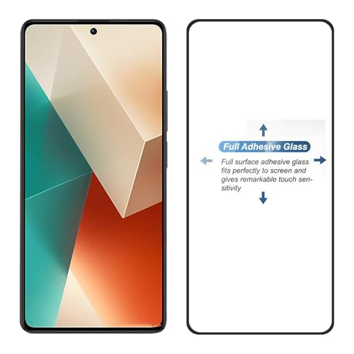 Image of POPIO Military-Grade Gorilla Tempered Glass for Redmi Note 13 / Redmi Note 13 Pro | 9H Hardness, Edge-to-Edge, Bubble-Free
