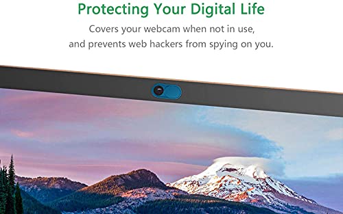 Image of CloudValley Camera Cover Slide Ultra-Thin, Blue Webcam Cover for MacBook air, Laptop, iMac, Desktop, PC, MacBook Pro, iPad, iPhone 8 /7 /6, Privacy Web Camera Protection [2 Packs]