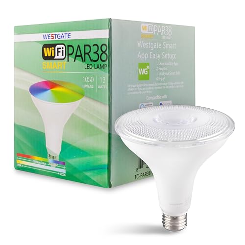 Westgate TC-PAR38 X}[gLEDv X}[gd AlexaΉ Google HomeΉ E26d (PAR38 13W)