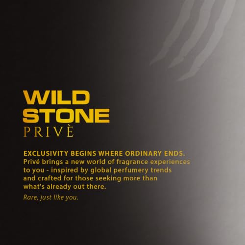 Image of Wild Stone Prive Saffron & Oud Parfum for Men 100ml | Luxury Long Lasting Perfume | Rich, Oud & Woody Fragrance | Premium Men's Perfume