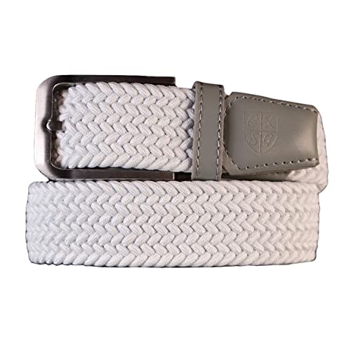 Webbed Belt with Genuine Leather4