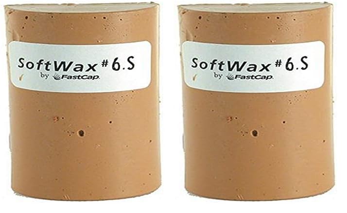 FastCapSoft Wax Filler System, 1 oz, Stick, Light (WAX06S) (Pack of 2)