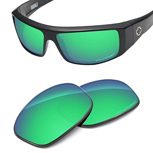Image of Performance Replacement Lenses Compatible with Spy Optic Logan Polarized-Emerald Green
