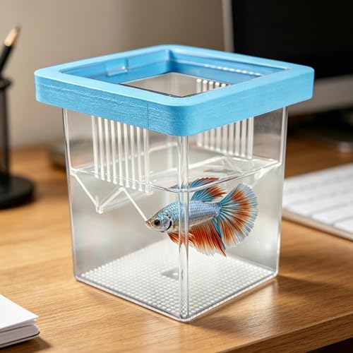 Criadora de peces para acuario de acrílico transparente e incubadora multifuncional 4