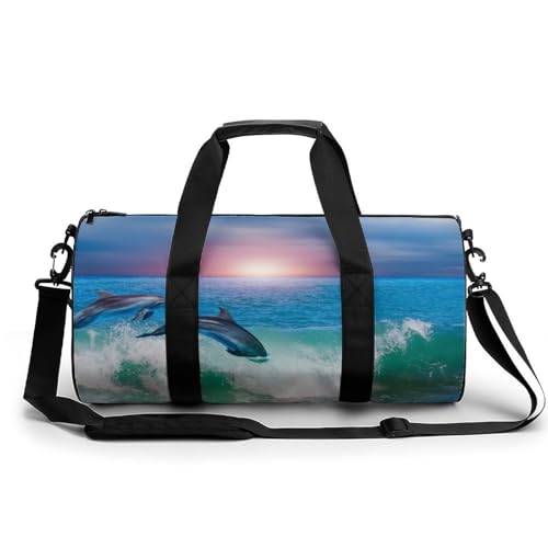Sac de sport gym dauphins 45cm, sac de voyage week-end et duffel bag camping randonnée
