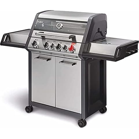 Barbacoa de gas Enders Monroe Pro 4 SIK Turbo con infrarrojos y tapa Cover