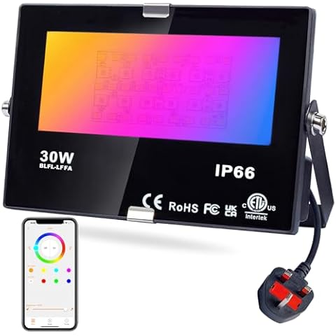 DUSKTEC 30W RGB Colour Changing Floodlight Cover