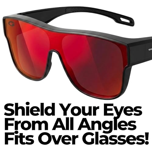 Image of Cover-Ups Black Fit Over Sunglasses - Wrap Around Sunglasses - People Who Wear Prescription Glasses in the Sun