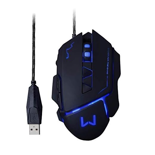 Mouse Gamer Mouse 3200 Dpi Preto Usb Warrior - MO261