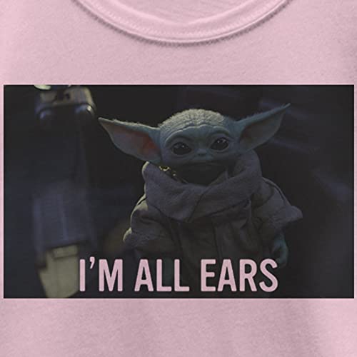 The Mandalorian Girl's Star Wars Grogu I'm All Ears Meme T-Shirt2