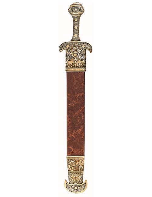 ARTESPAIN Espada Decorativa Hércules de Acero 74 cm, sin Filo, Fabricado en España.